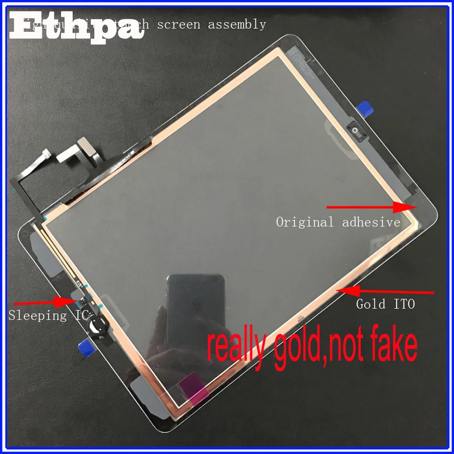 Оригинальный сенсорный экран Ethpa для Ipad Air A1474 A1475 дигитайзер с кнопкой Home гибкий