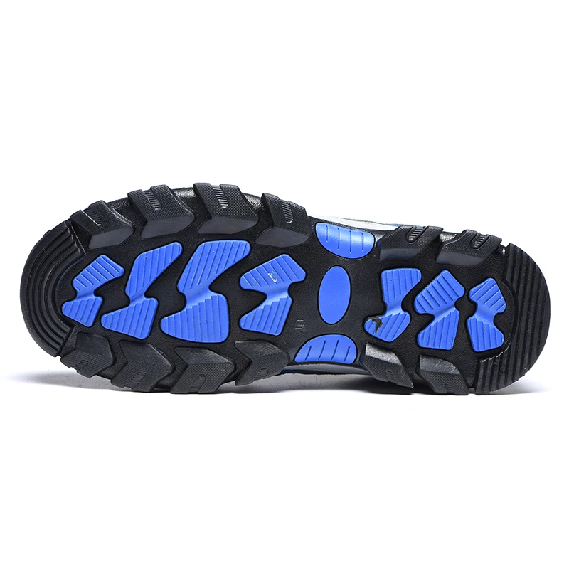 Мужская Рабочая обувь из коровьей замши модная повседневная защитная со