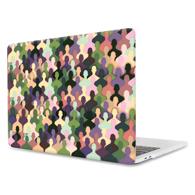 MTT плотный жесткий чехол с принтом для Apple Macbook Air Pro retina 11 12 13 15 с сенсорной панелью чехол для ноутбука для mac book air 13 дюймов Чехол - Цвет: MB04