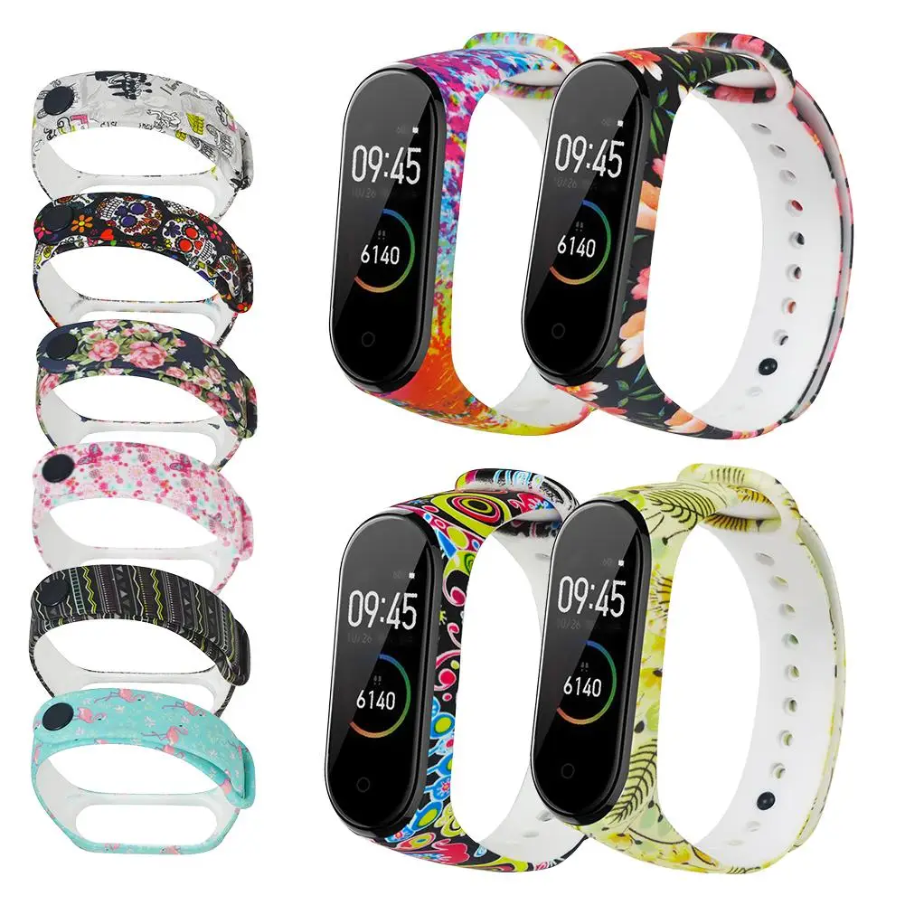 Универсальный силиконовый браслет для Xiao mi 4 mi Band 4, сменный ремешок для спортивных часов, ремешок для Xiaomi mi, ремешок 4/3