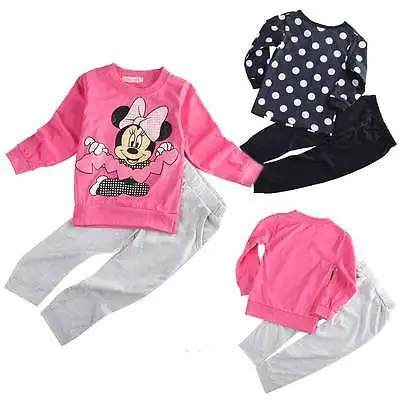 Новинка 2016 комплект одежды для маленьких девочек с милым мультяшным персонажем