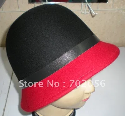 2-tone Wool bucket hat Warm Fashion Mixed color 6pcs/lot#2319