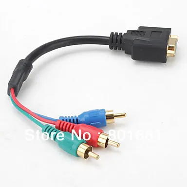 KUYiA 2 шт./лот бесплатная доставка хит продаж мини HDMI в VGA YPBPR конвертер адаптер