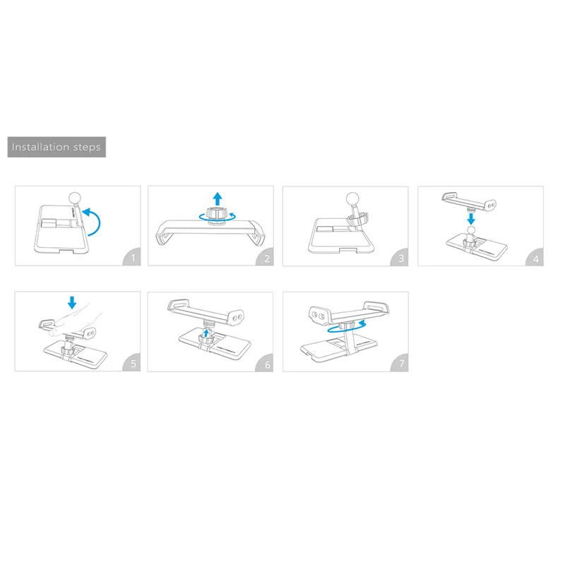 Держатель для планшета PGYTECH DJI Mavic Air 2 Pro/Zoom/Mavic Mini/Pro кронштейн пульта