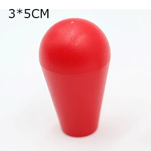 1 шт. Замена TopBall Летучая мышь Топ мяч круглый для аркадных ZIPPY SANWA SEIMITSU Jamma аркадный джойстик - Цвет: oval  red