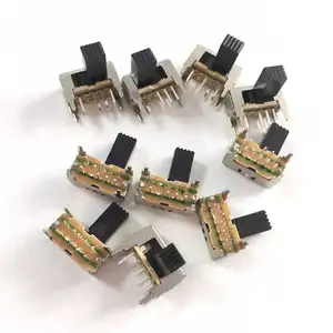 10 шт. SK-23D04(2P3T) переключатель скольжения высота ручки 9 мм 3-позиционный переключатель 4 фиксированные ножки 8-футовый горизонтальный