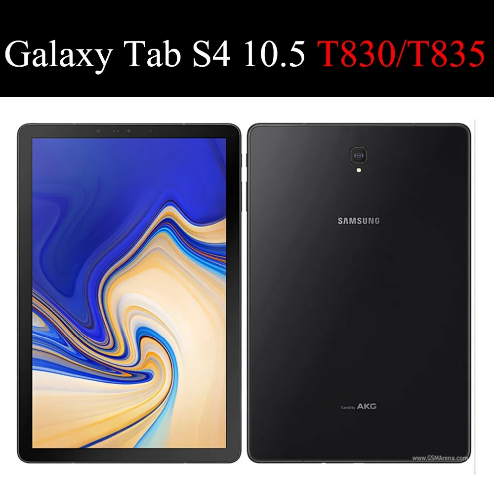 Кожаный флип чехол AXD для Samsung Galaxy Tab S4 10 5 дюйма fundas smart sleep Wake подставка TabS4 T830 T835 LTE Wi