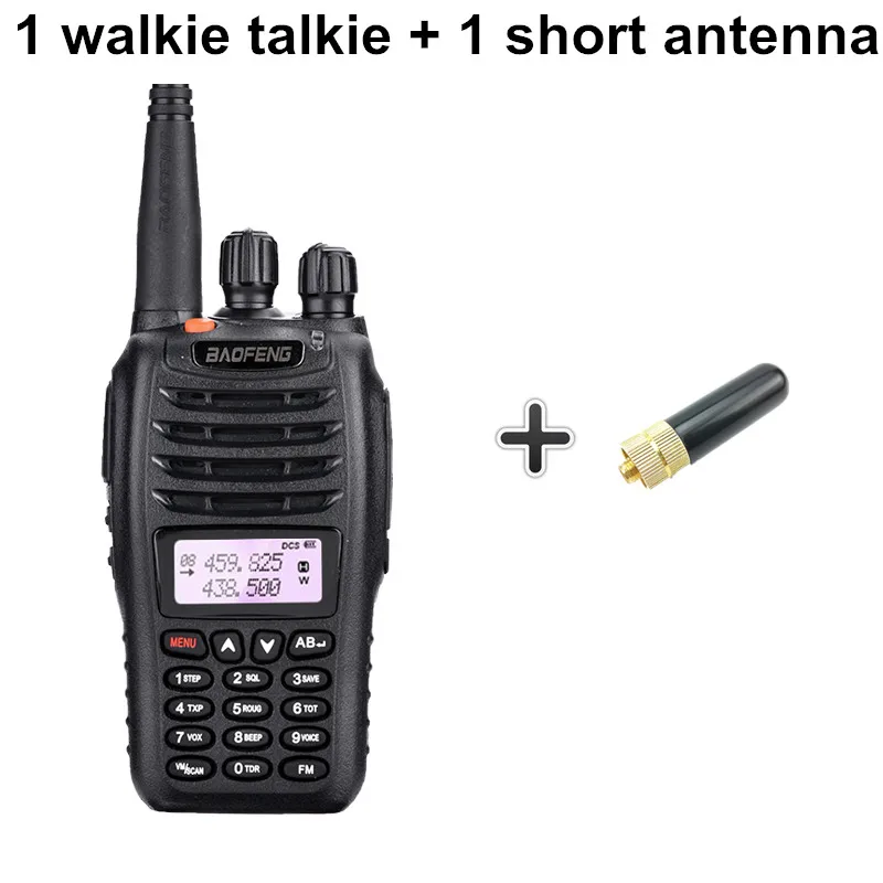 Add a short antenna BaoFeng UV-B5 портативная рация Новинка УФ B5 Двухдиапазонная Vhf 136-174MHz& Uhf 400-470 MHz маленький мини ЖК-экран UVB5 двухстороннее радио - Цвет: Add a short antenna