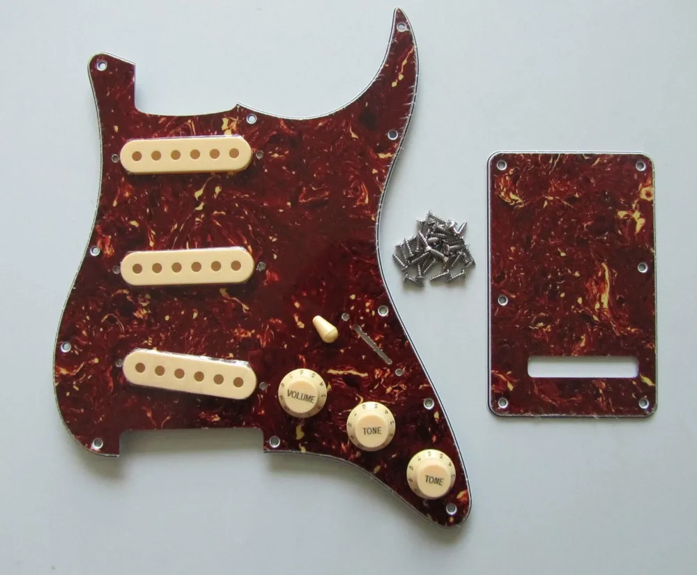KAISH винтажная черепаха ST Pickguard верхняя крышка тремоло системы w/кремовый захват