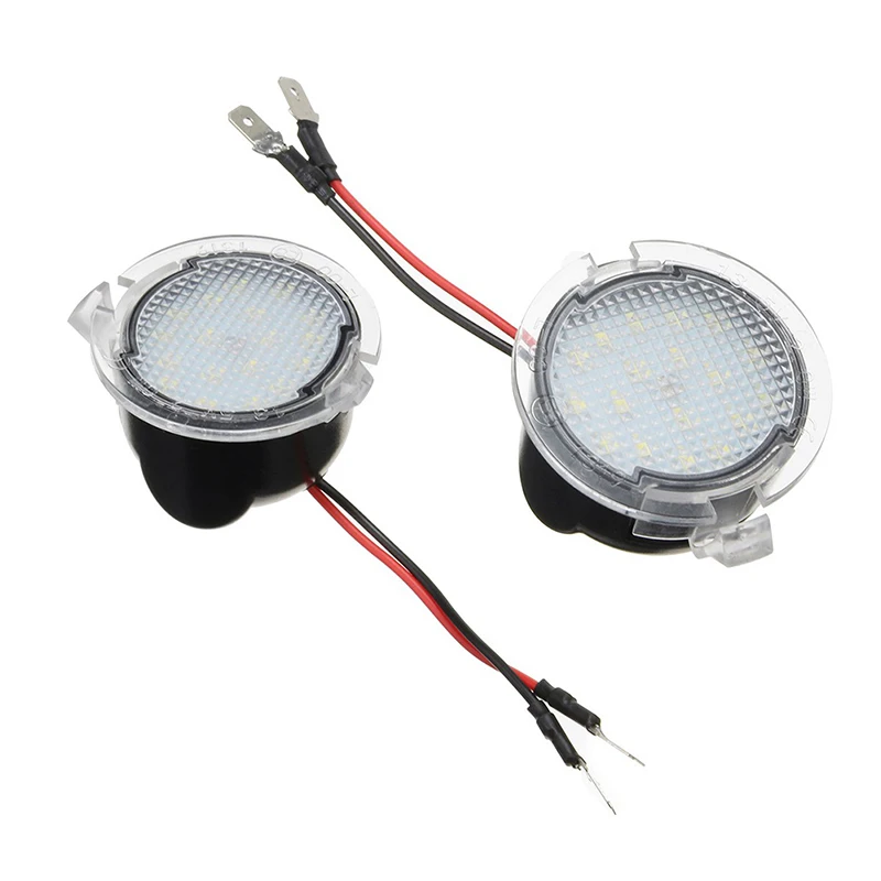 

2 Pcs For Ford Car Mirror Welcome Lights Lamp LED High Bright Error Free Led Puddle Lights
