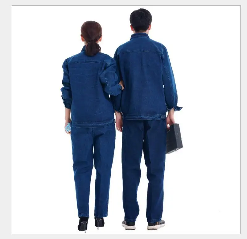 Рабочая одежда полностью хлопковые джинсы электрическая сварка автоматический