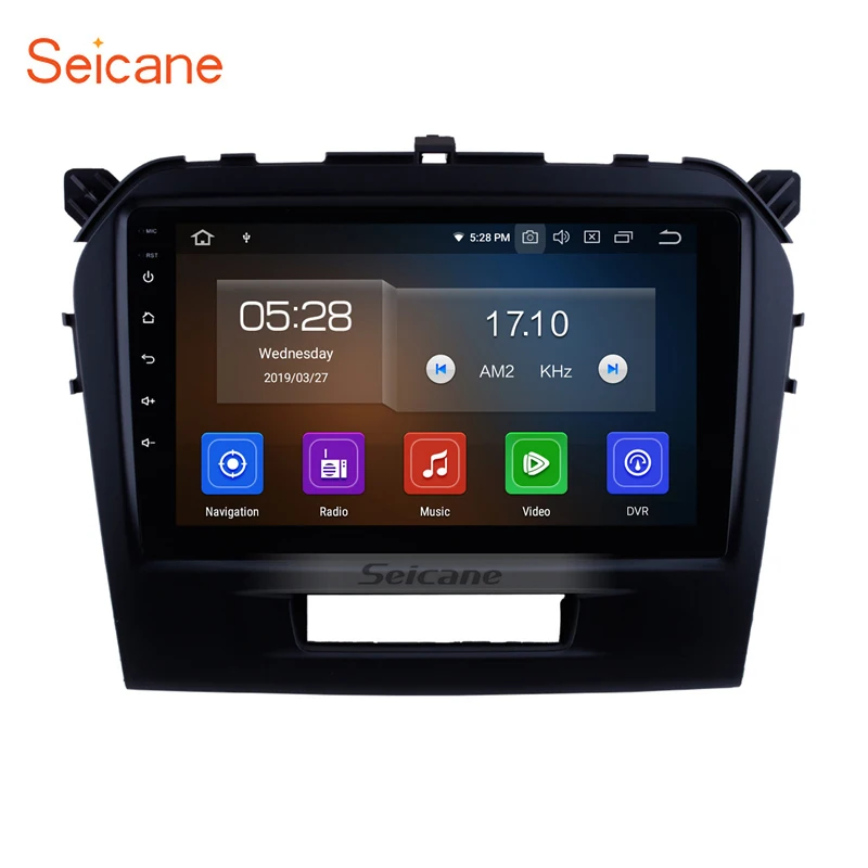 Seicane Android 10 0 9 дюймов Автомобильный Радио dvd плеер для 2015 2016 Suzuki Vitara GPS навигация