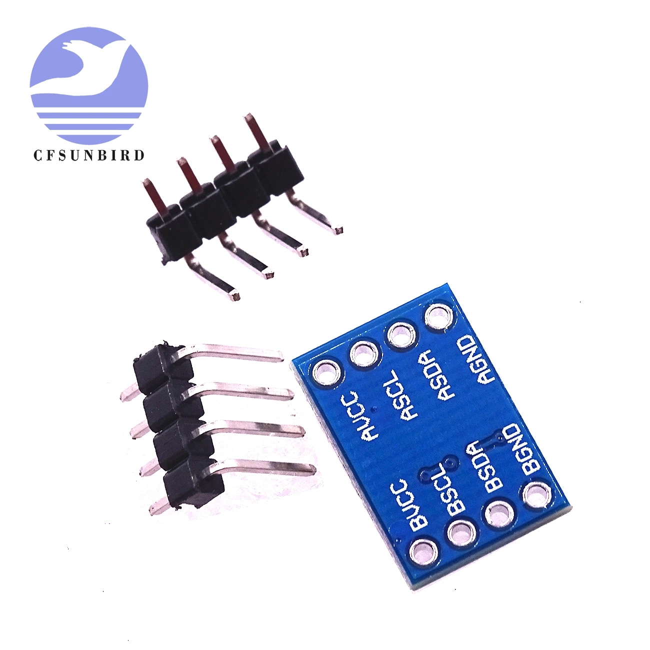 2 шт./лот IIC I2C преобразователь уровня модуль датчика 5 V 3 системы с контактами для