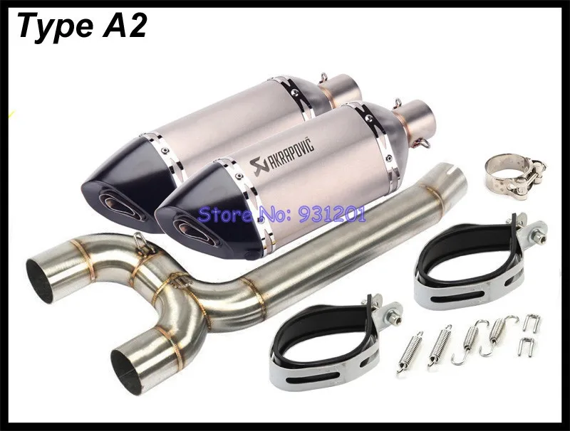 Выхлопная система для мотоцикла выхлопная Yamaha FZ6N FZ6S FZ6 Akrapovic труба средней связи с