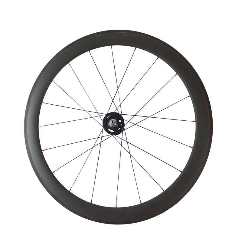 Free Shipping 700C Track Fixed Gear Bike Carbon Wheels 50mm+88mm Clincher Tubular Bicycle Racing Wheelset | Велотовары