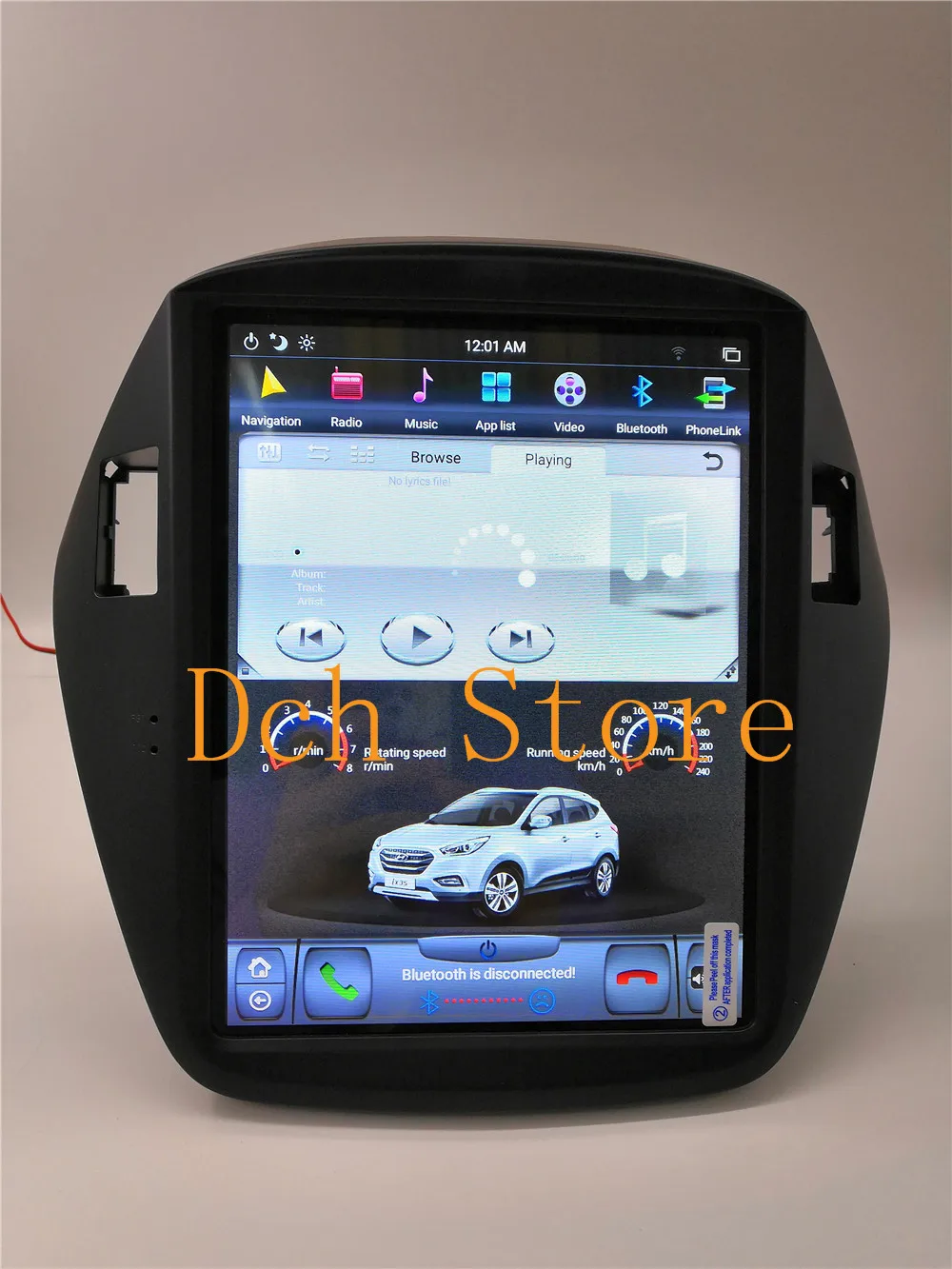 10,4 ''Tesla стиль Android 8,1 автомобильный DVD gps плеер для hyundai tucson ix35 2009 2010 2011 2012 2013 PX6 CARPLAY ips