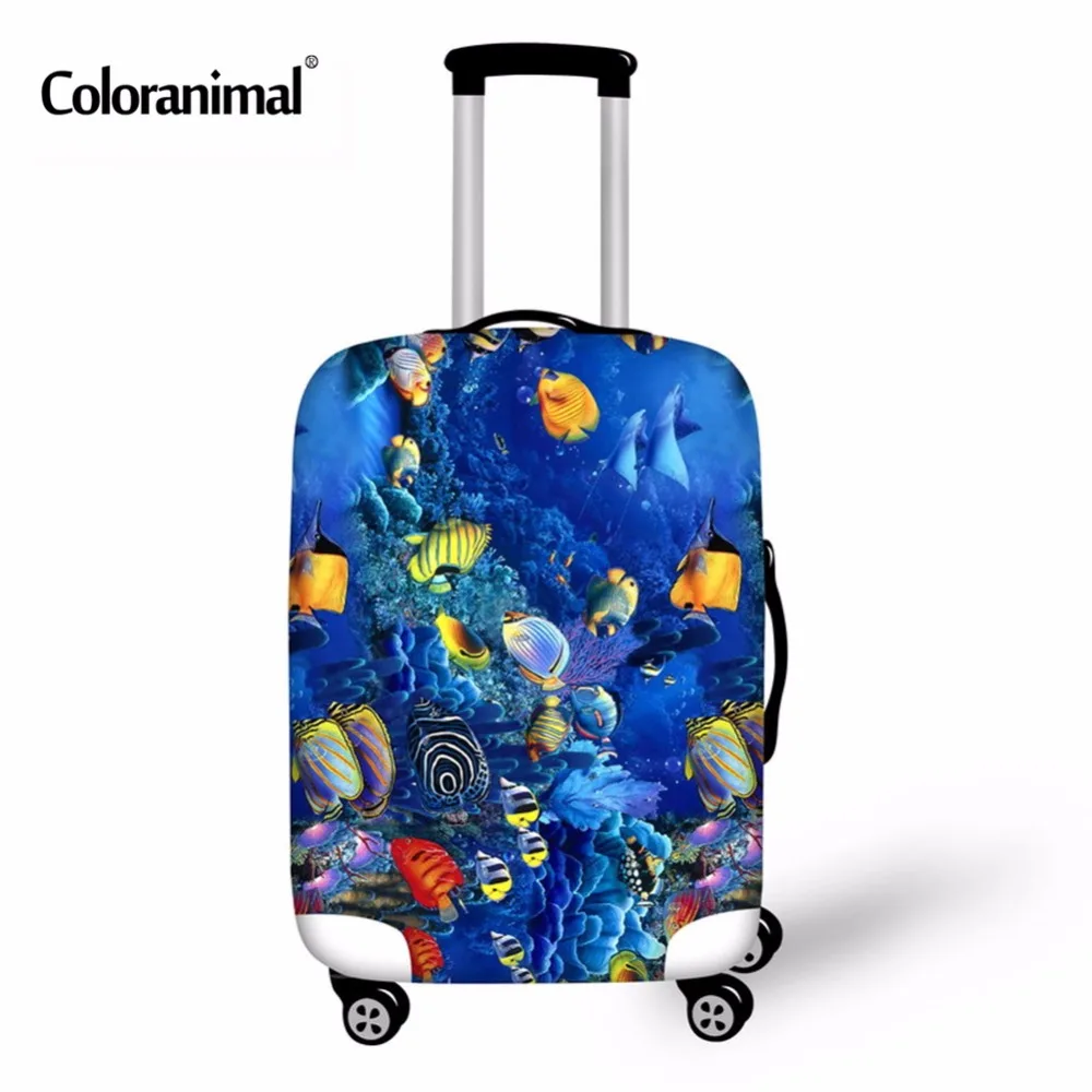 Coloranimal тропические со стилизованным изображением рыбки эластичный дорожная