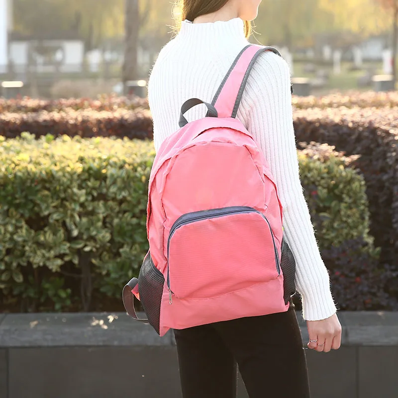 CI01-02 Lightweight Nylon Foldable Backpack Waterproof Folding Bag Portable Pack for Women Men Travel | Багаж и сумки