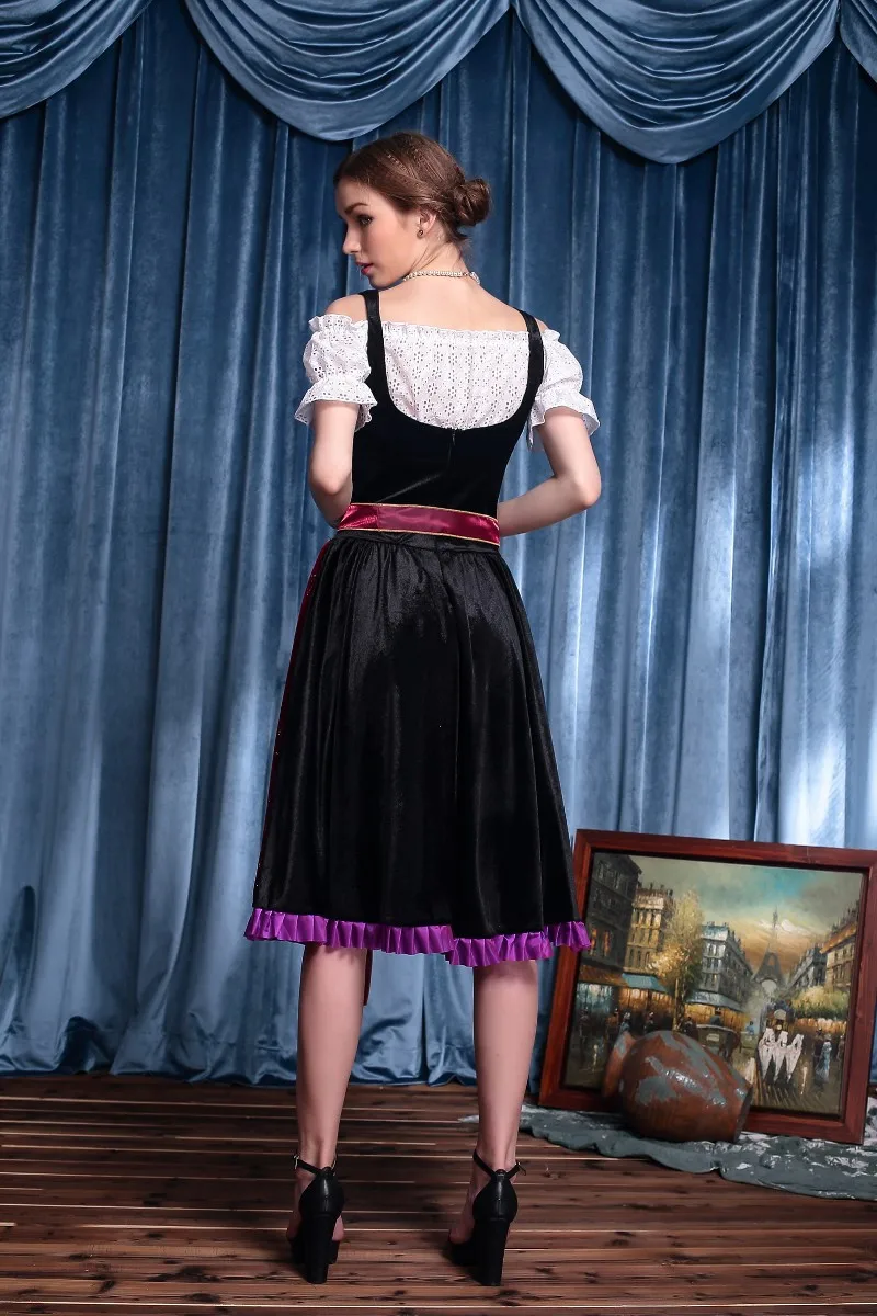 Роскошный женский костюм на Октоберфест эпохи Возрождения платье баварского