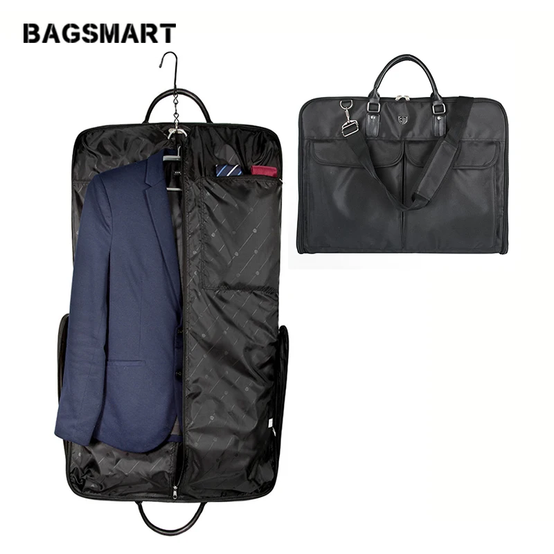 Водонепроницаемая черная нейлоновая Мужская t сумка BAGSMART с ручкой легкий деловой