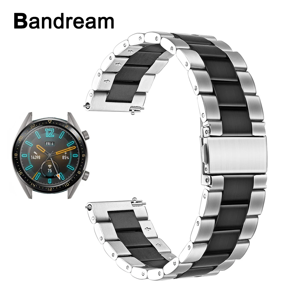 Ремешок для часов из нержавеющей стали Huawei Watch GT / Active/GT элегантный металлический