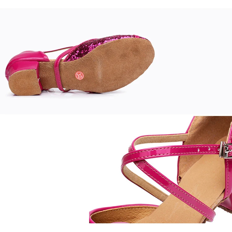 woman shoes latin girls glitter ballroom dance closed toe standard children women |