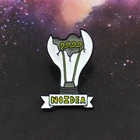 Лампы ленты брошь Творческий неполной светильник лампочка NOIDEA баннер эмали штырь отворотом кожаные пальто в стиле панк со значком Electricia друзей подарок