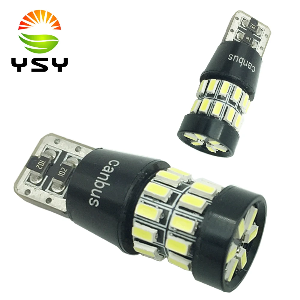 YSY 2pcs Canbus T10 W5W 3014 30SMD автомобильная светодиодная лампа для Scirocco Passat b6 b7 Jetta Golf 5 6 7