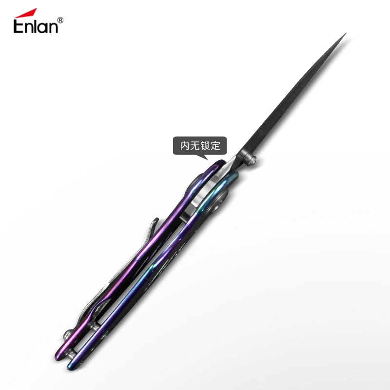 Карманный нож ENLAN Rainbow Походный для выживания маленькие складные ножи лезвие 8cr13mov