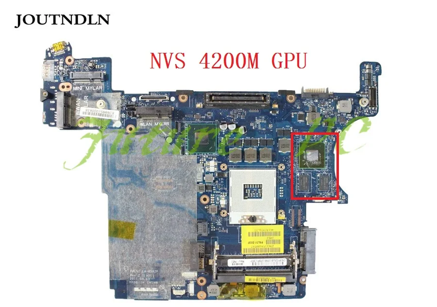 Материнская плата JOUTNDLN для ноутбука Dell Latitude E6420 XFR PG2V8 0PG2V8 CN-0PG2V8 DDR3 LA-6592P W/ NVS 4200M GPU |