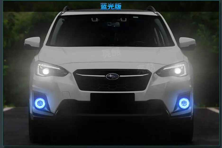 1 комплект фар бампера для Subaru XV дневного света~ 2020y автомобильные аксессуары светодиодный DRL фары для Subaru XV противотуманные фары