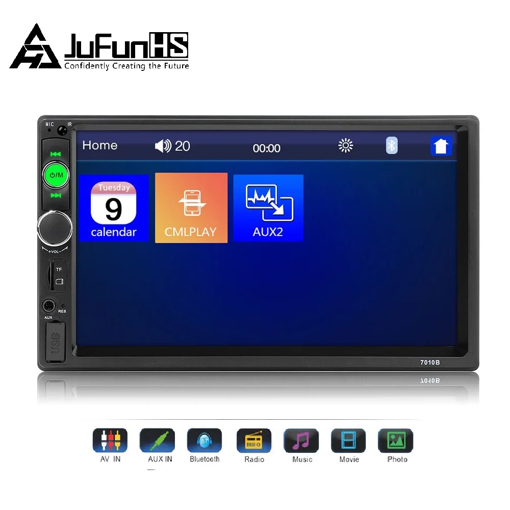 

7" Car Multimedia Player 2 Din HD Auto Radio Digital Touch Screen Audio Stereo MP5 Bluetooth USB TF FM Car Radio Display