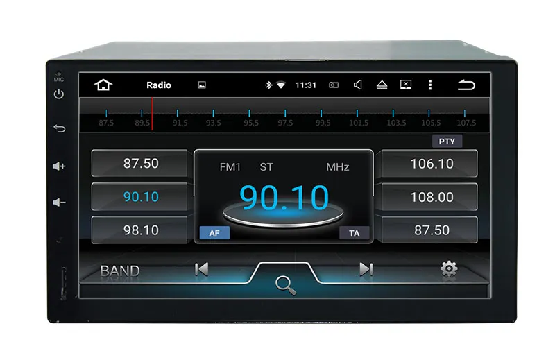 Android 2 din 178*100 универсальный автомобильный dvd плеер без gps-навигатора стерео Радио