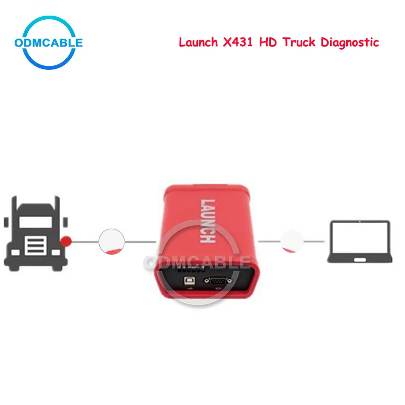 Диагностический сканер Launch X431 HD 24 В беспроводной bluetooth Wi Fi| |