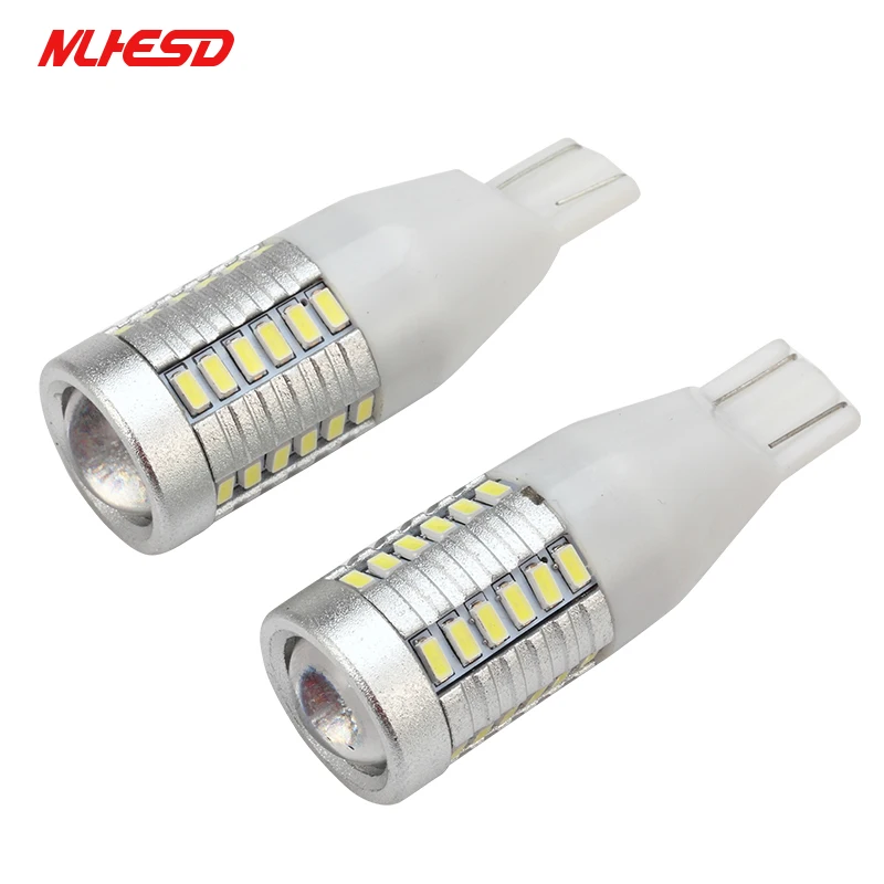 2 шт. супер яркий T15 W16W 5 W 30 SMD 3014 Светодиодный прожектор в форме объектива nao
