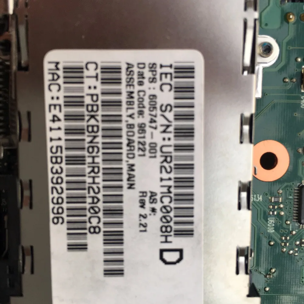 SZWXZY лидер продаж отличная материнская плата для ноутбука HP серии CQ320 CQ321 605747 001 DDR3
