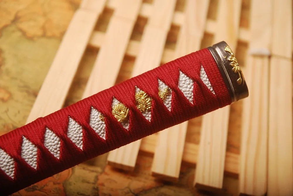 Новинка прямая модель Tsuka красная шелковая имитация белая Rayskin сплав фучи Кашира