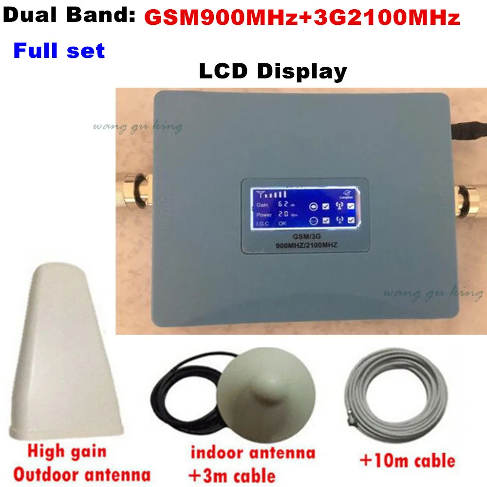Фото for Russia LCD display dual bands 3G W-CDMA 2100MHz GSM 900Mhz Cell Phone Signal Booster 2G UMTS Repeater Amplifier Мобильные for Russia LCD display dual bands 3G W-CDMA 2100MHz GSM 900Mhz Cell Phone Signal Booster 2G UMTS Repeater Amplifier Мобильные