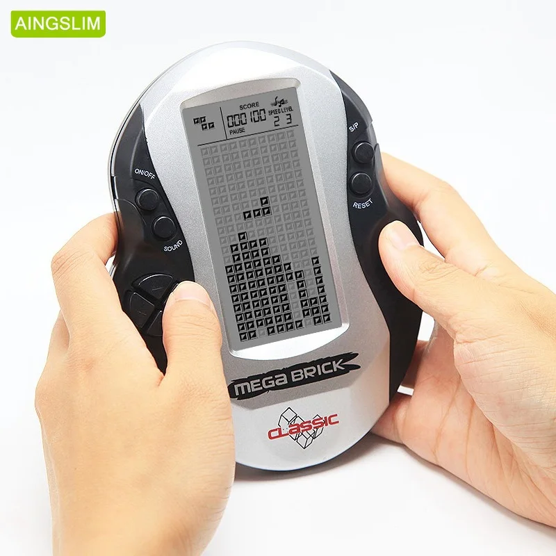 Ретро игры AINGSLIM классические Tetris портативные для детей электронные игрушки