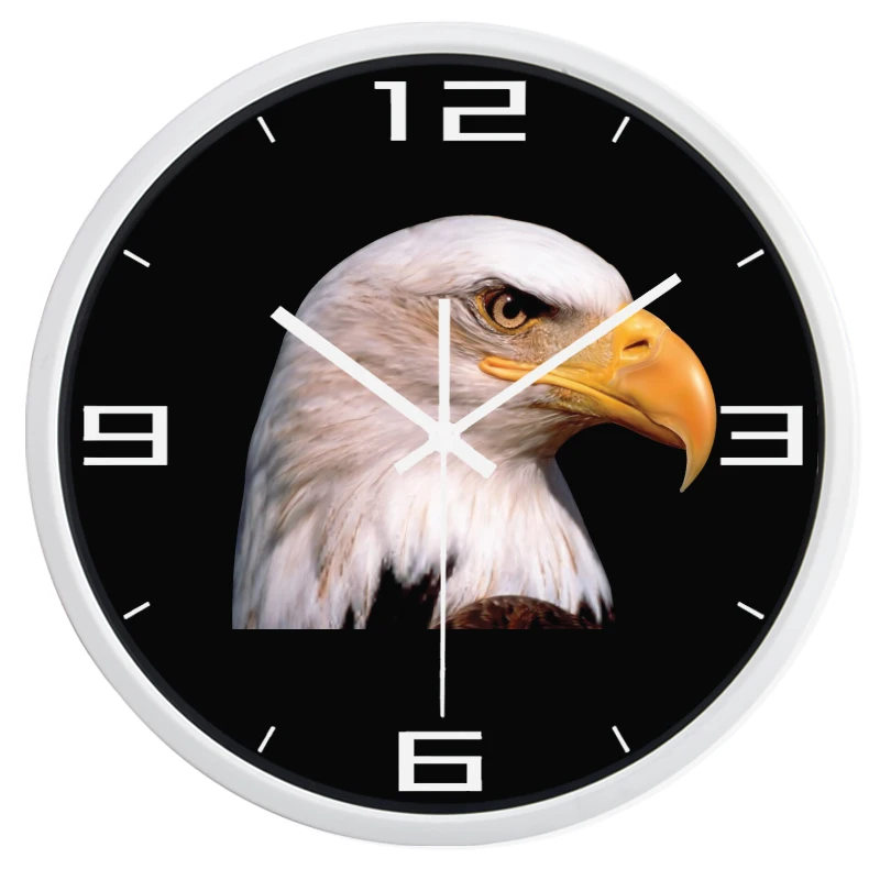Классные настенные часы с головой орла новый дизайн классические ретро