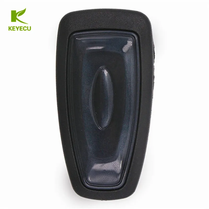 KEYECU Замена складной дистанционный ключ брелок 3 кнопки 433 МГц 4D60/4D63 80Bit чип для Ford Connect Focus Mondeo transit