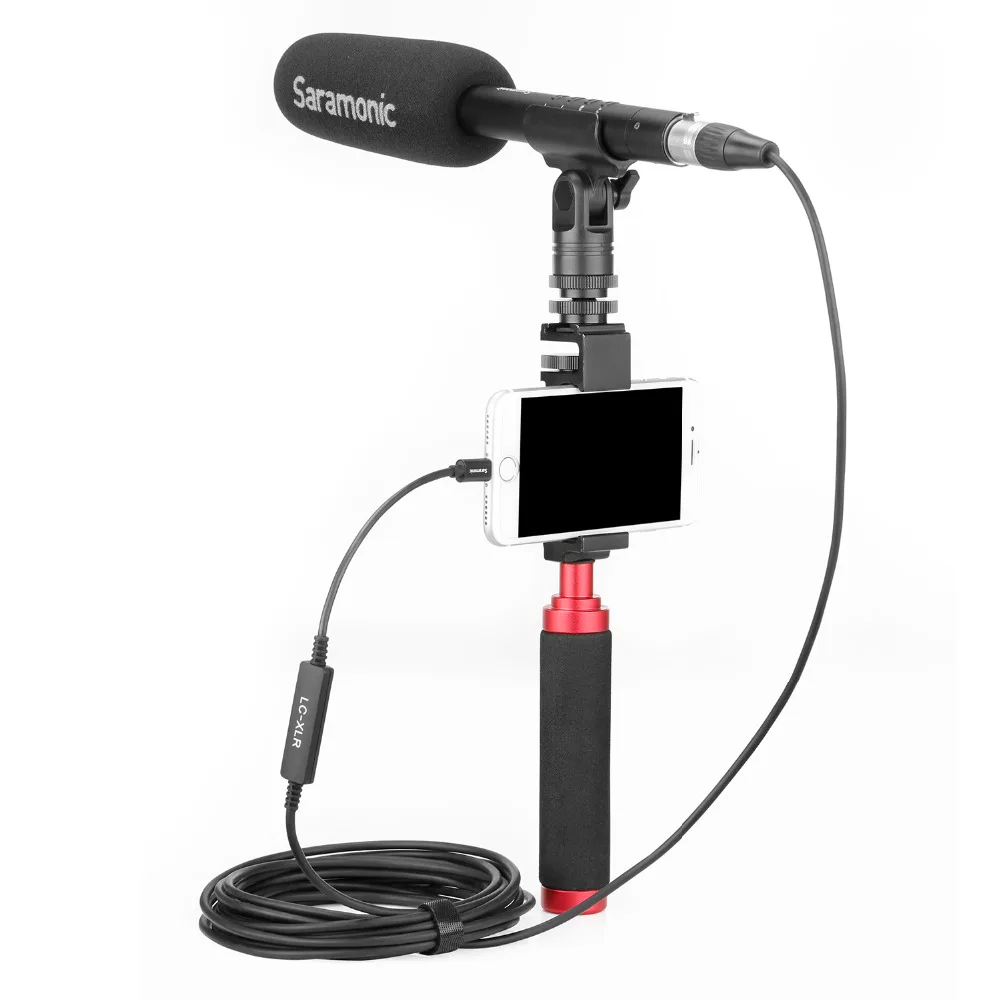 Saramonic LC XLR 6 м Кабель адаптер с вход и Apple Сертифицированный аудиоадаптер разъемом