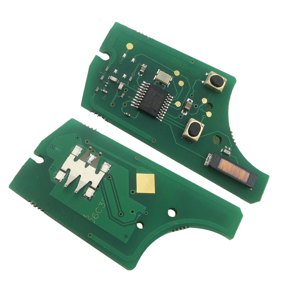 OkeyTech дистанционный флип ключ Fob 2 кнопки 433 МГц PCF7941 PCF7946 для Vauxhall Opel Автомобильный
