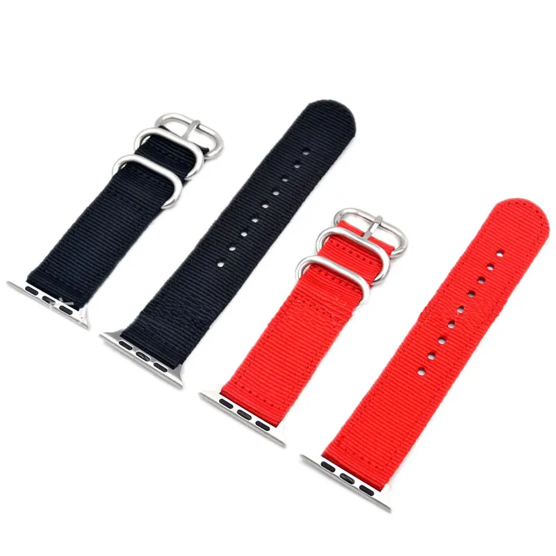 Тканый нейлоновый ремешок для часов Apple Watch 3 42 мм 38 тканевый iwatch 3/2/1 наручных