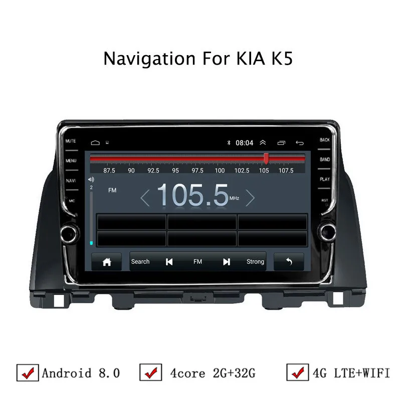 10 1 &quotAndroid 6 0/8 Автомобильная dvd навигационная система для Kia K5 Оптима 2017 2018
