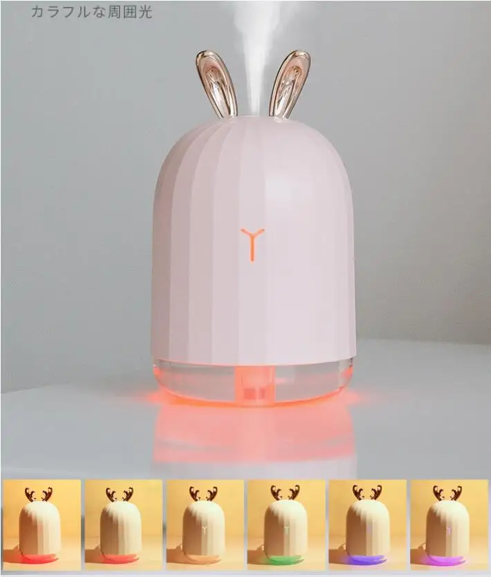 Ultrasonic Air Humidifier Aroma Essential Oil Diffuser for Home Car Office Hostel USB Fogger Mist Maker 7 Color LED Night Lamp |
