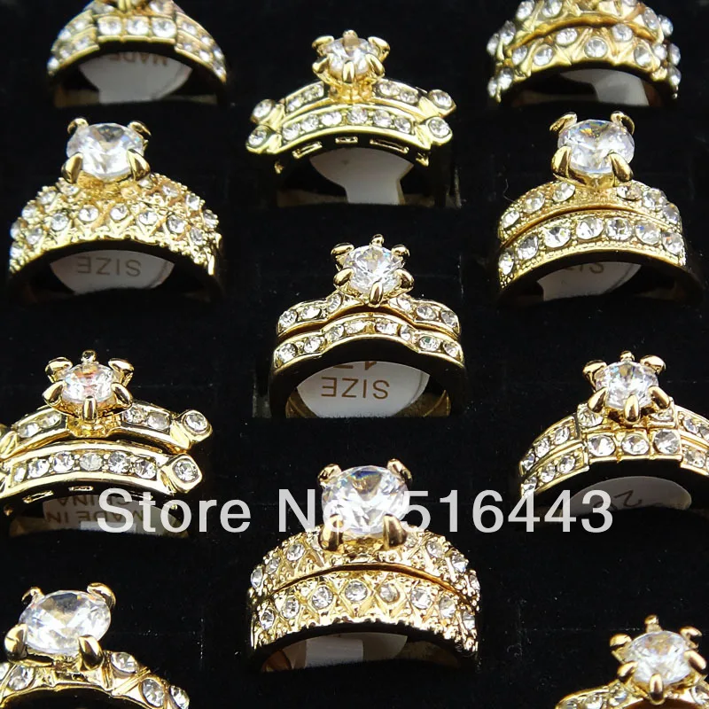 Новое поступление 10 шт высококлассные ювелирные изделия с фианитом 18 К золото P 2