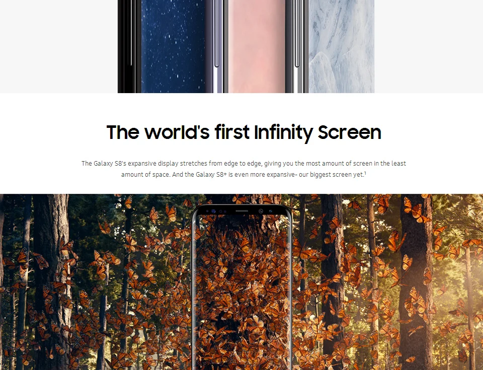 Samsung Galaxy S8, SM-G950F, G950F, G950U, 4G, LTE, четыре ядра, 4 Гб RAM, 64 ГБ ROM, 5,8 дюймов, 12 МП, отпечаток пальца, мобильный телефон Android