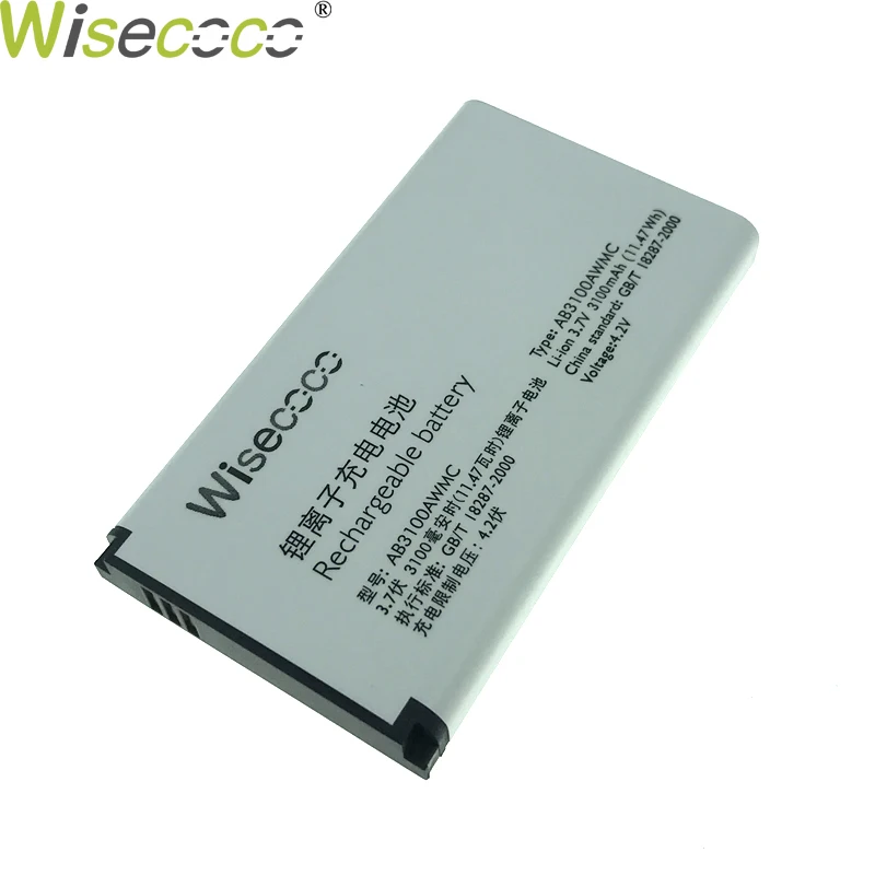 WISECOCO 3100 мАч AB3100AWMT батарея для PHILIPS Xenium E560 CTE560 смартфон/смартфон+ номер отслеживания