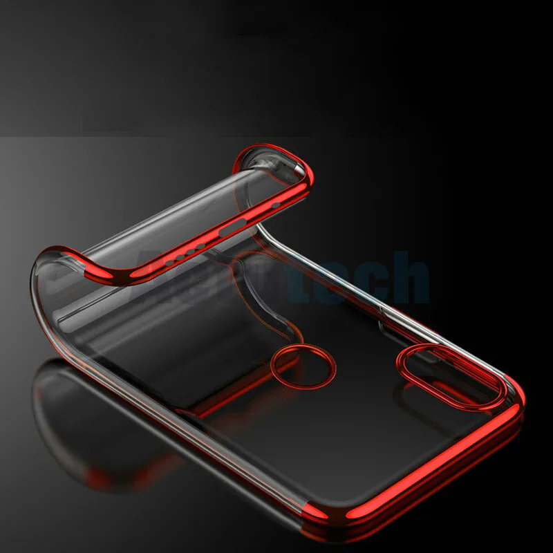 

Plating Luxury TPU Soft Clear Cover Redmi 6 6A 6Pro 5 Note 5 6 pro 4X Case For Xiaomi Mi8 max3 mix2S Mi 6X 5X Crystal Phone Case